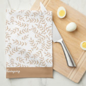 Happy Thanksgiving Herfst Leaf Keukendoek Theedoek (Quarter Fold)