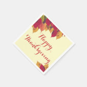 Happy Thanksgiving Herfst najaar seizoensgebonden Servet (Hoek)