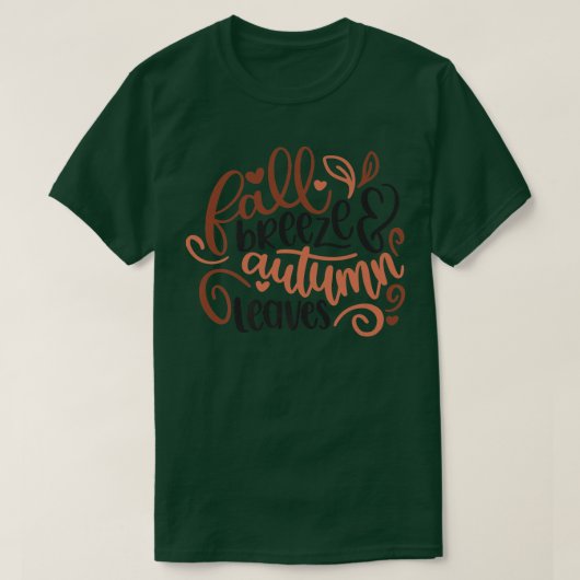 Happy Thanksgiving Herfst Pumpkin Spice T-shirt (Design voorkant)