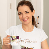 Happy Thanksgiving herfst Thanksgiving moderne her Koffiemok