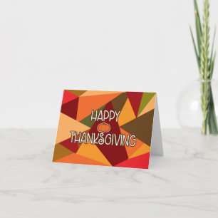 HAPPY THANKSGIVING Herfst Wenskaart Feestdagen Kaart