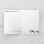 Happy Thanksgiving - Herfst - Wenskaart Feestdagen Kaart (Binnen)