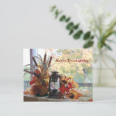 Happy Thanksgiving herfstkleuren herfstbomen Feestdagenkaart (Staand voorkant)