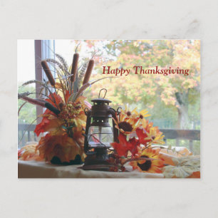 Happy Thanksgiving herfstkleuren herfstbomen Feestdagenkaart