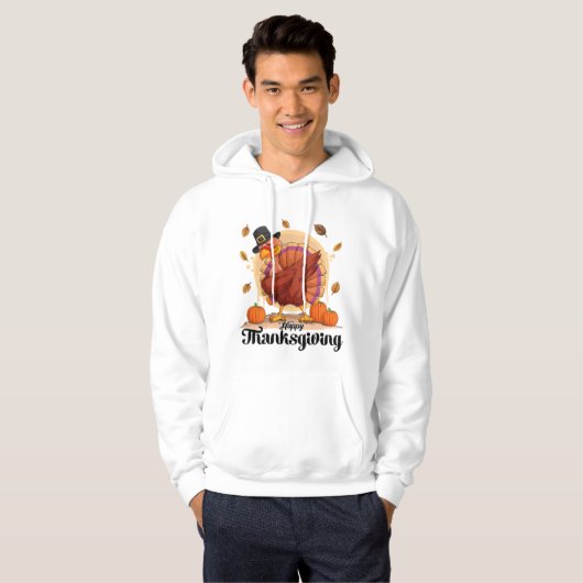 Happy Thanksgiving Hoodie (Voorkant volledig)