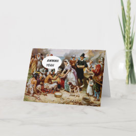 Happy Thanksgiving Humor Grappige Gekke Kaart