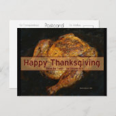 Happy Thanksgiving II | Blue Beach Song™-Briefkaar Briefkaart (Voorkant / Achterkant)