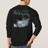 Happy Thanksgiving in het blauw | T-shirt (Achterkant)