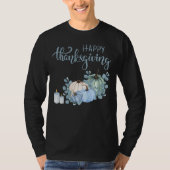 Happy Thanksgiving in het blauw | T-shirt (Voorkant)