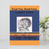 Happy Thanksgiving Invites Kaart (Staand voorkant)