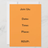 Happy Thanksgiving Invites Kaart (Achterkant)