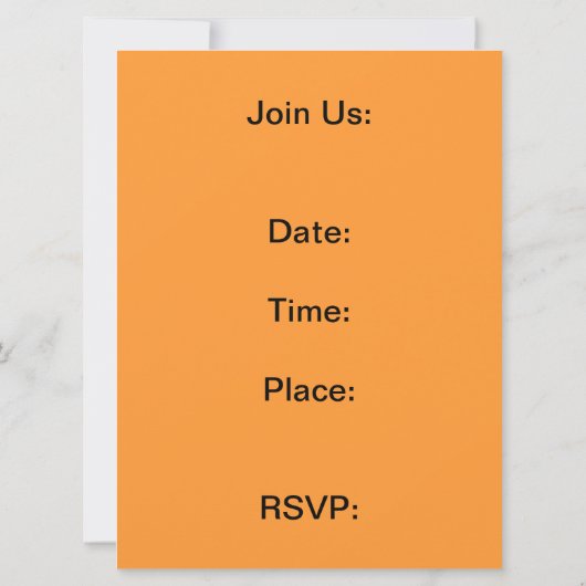 Happy Thanksgiving Invites Kaart (Achterkant)