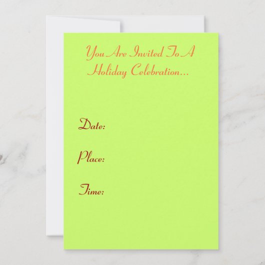 Happy Thanksgiving IV Kaart (Achterkant)