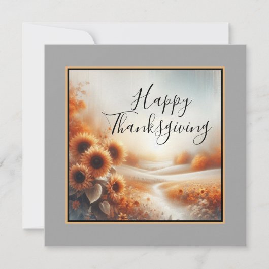 Happy Thanksgiving Kaart (Voorkant)