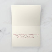 Happy Thanksgiving Kaart (Binnen)