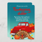 Happy Thanksgiving Kaart (Voorkant / Achterkant)