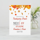 Happy Thanksgiving Kaart (Staand voorkant)