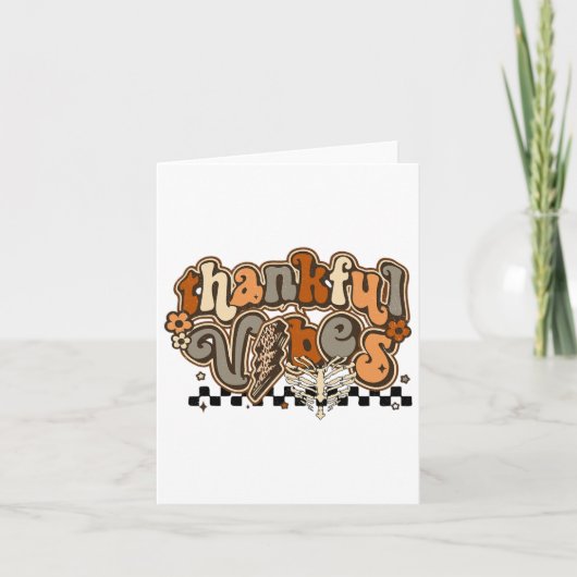 Happy Thanksgiving Kaart (Voorkant)