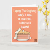 Happy Thanksgiving Kaart (Gele Bloem)