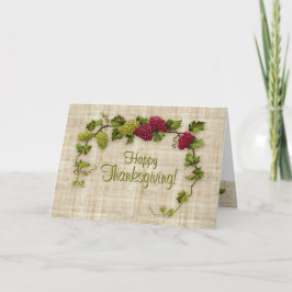 Happy Thanksgiving-kaart Feestdagen Kaart