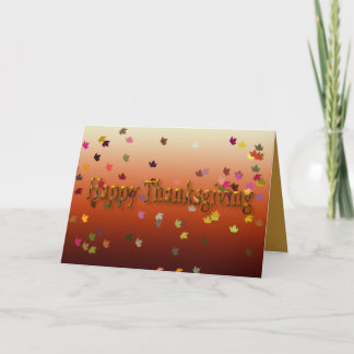 Happy Thanksgiving-kaart Feestdagen Kaart