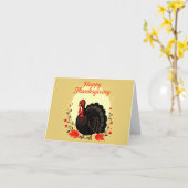 Happy Thanksgiving-kaart Kaart (Gele Bloem)
