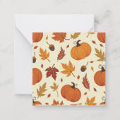 Happy Thanksgiving-kaart Notitiekaartje (Achterkant)