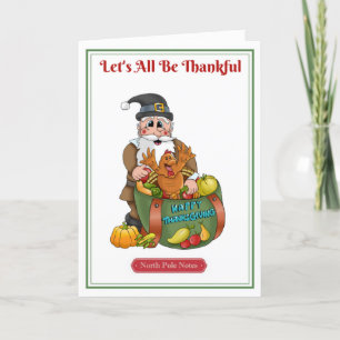 Happy Thanksgiving Kaart voor kinderen