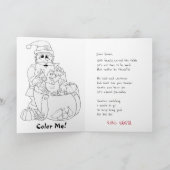 Happy Thanksgiving Kaart voor kinderen uit Santa (Binnen)