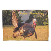 Happy Thanksgiving-kalkoen Kussensloop (Voorkant)