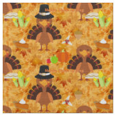 Happy Thanksgiving kalkoen stof (Close Up)
