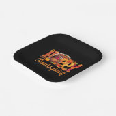 Happy Thanksgiving kalkoenen Herfst Papieren Bordje (Gebogen)