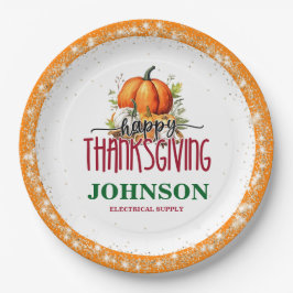 Happy Thanksgiving Kantoor Party Papieren Bordje