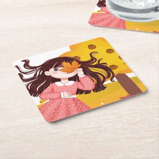 Happy Thanksgiving Kartonnen Onderzetters (Schuin)