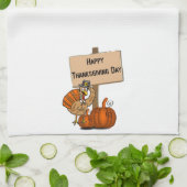 Happy Thanksgiving Keuken Handdoek Bless Home (Gevouwen)