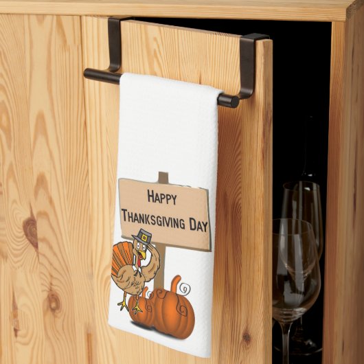 Happy Thanksgiving Keuken Handdoek Bless Home (Derde Gevouwen)