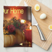Happy Thanksgiving Keuken Handdoek Bless Home (Quarter Fold)