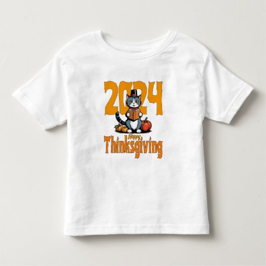 Happy Thanksgiving Kinder Shirts (Voorkant)