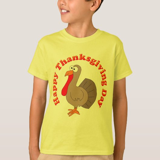 Happy Thanksgiving Kinder T-Shirt (Voorkant)
