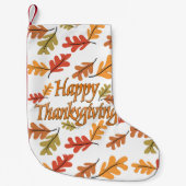 Happy Thanksgiving Kleine Kerstsok (Voorkant)