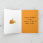 Happy Thanksgiving kleinzoon Boer Jongen Puppy Hon Kaart (Binnen)