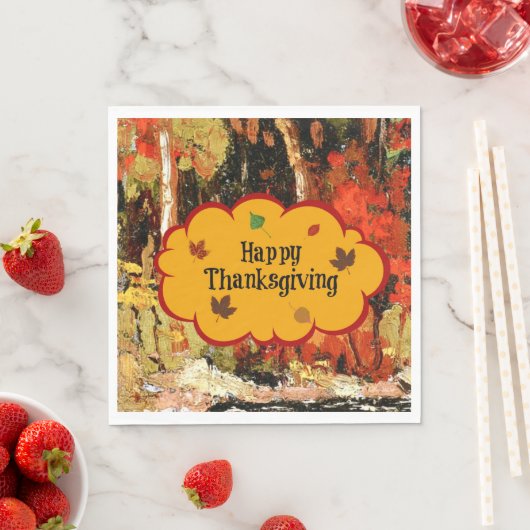 "Happy Thanksgiving"-kleuren in het najaar Servet (Insitu)