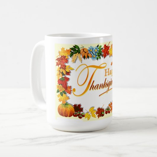 Happy Thanksgiving Koffiemok (Voorkant links)