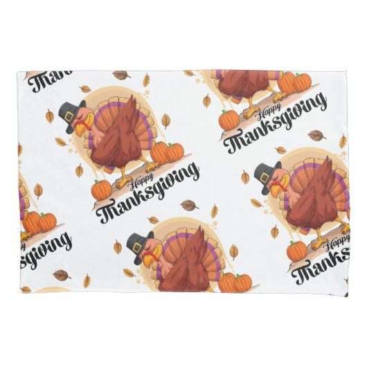 Happy Thanksgiving Kussensloop (Voorkant)
