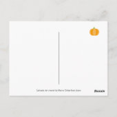 Happy Thanksgiving Labrador Silhouette Briefkaart (Achterkant)