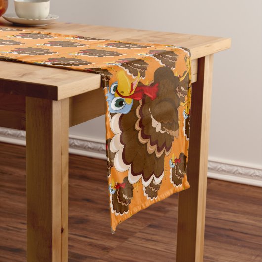 Happy Thanksgiving Lange Tafelloper (Voorbeeld)