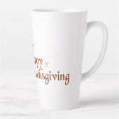 Happy Thanksgiving Latte Mok (Rechts)