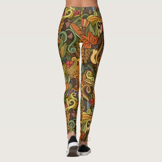 Happy Thanksgiving Leggings (Achterkant)