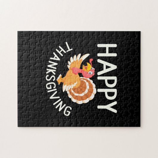 Happy Thanksgiving Legpuzzel (Horizontaal)
