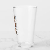 Happy Thanksgiving Leopard Print Rainbow Turkije Glas (Links)